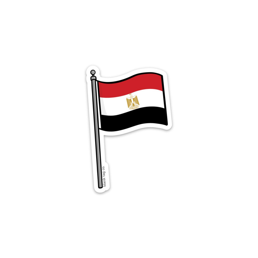 The Egypt Flag Sticker