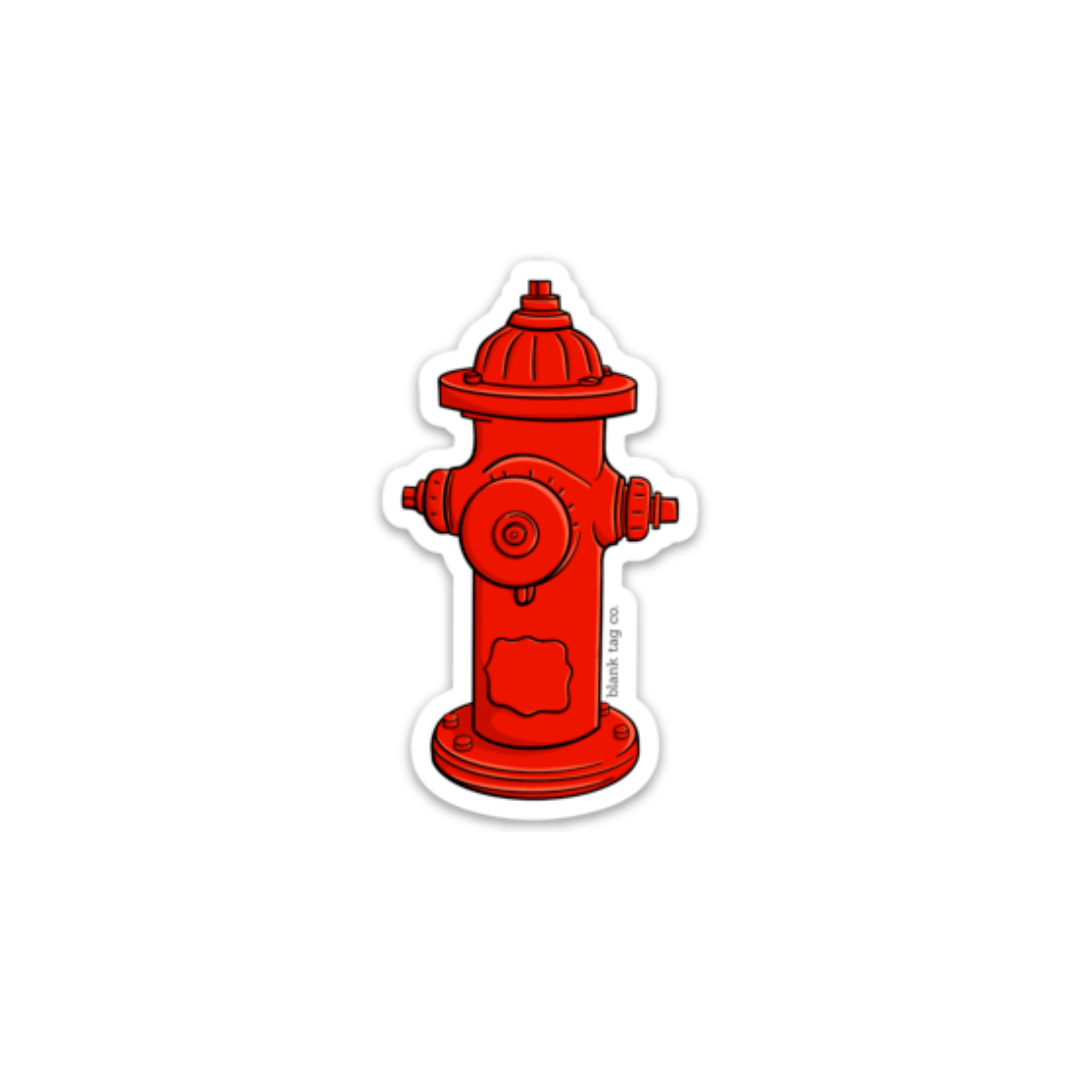 The Fire Hydrant Sticker