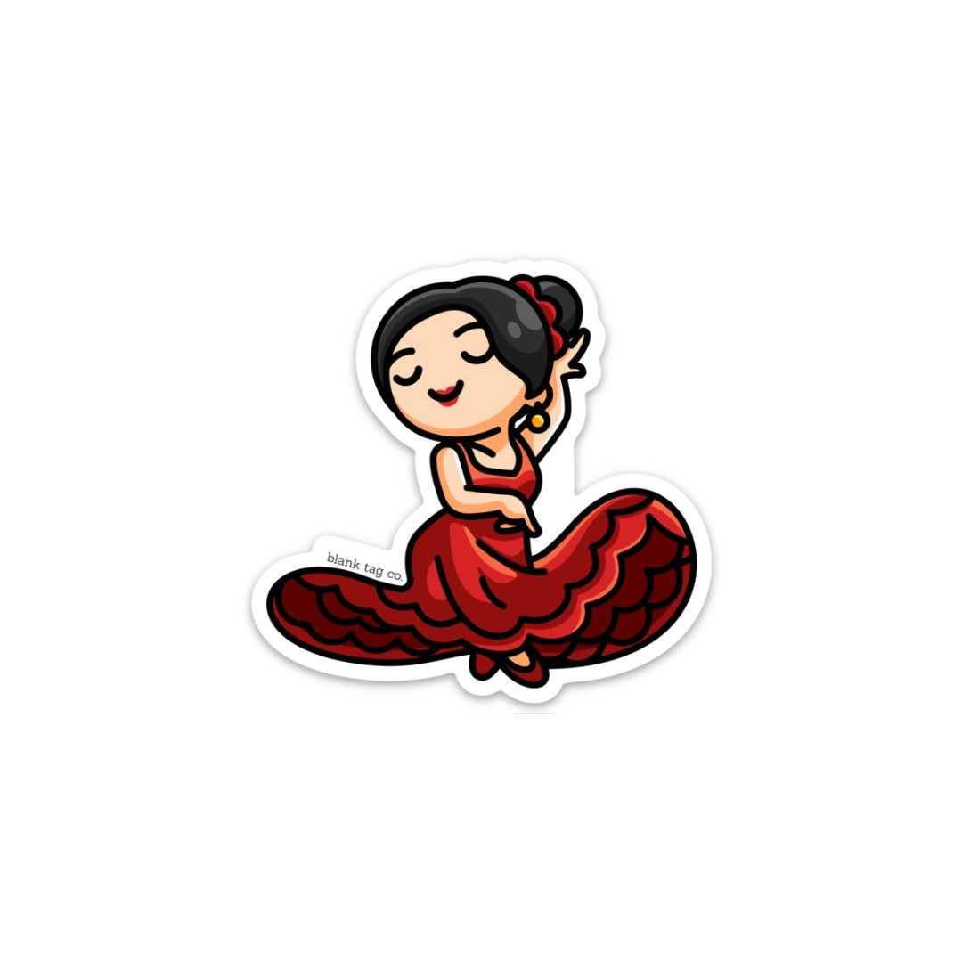 The Flamenco Dancer Sticker