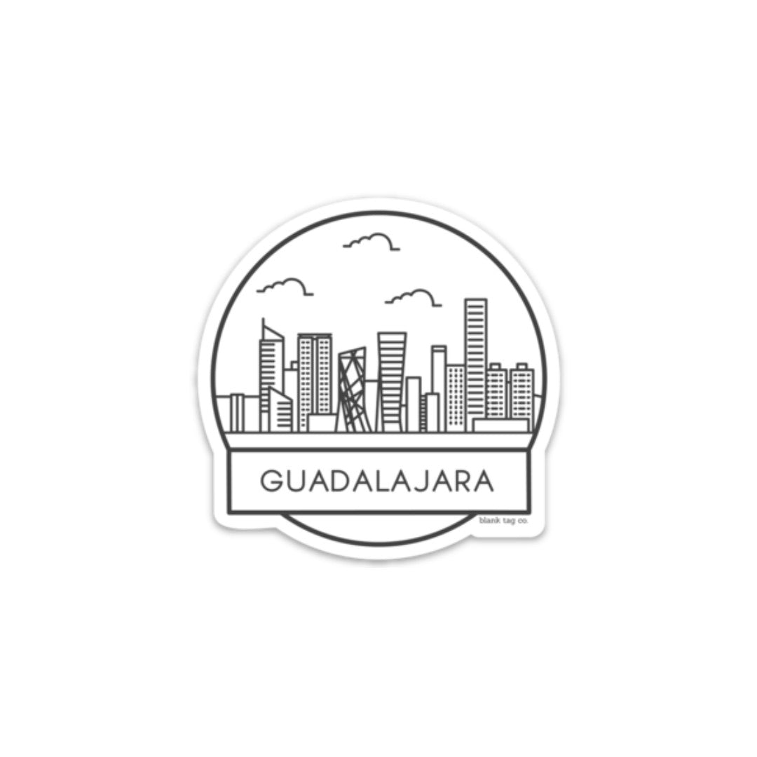 The Guadalajara Cityscape Sticker