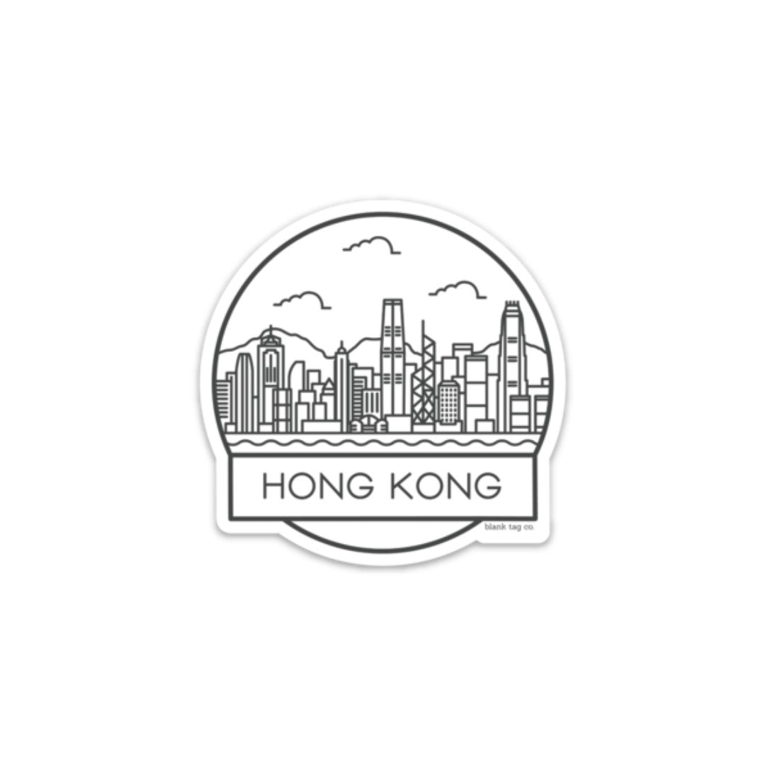 The Hong Kong Cityscape Sticker