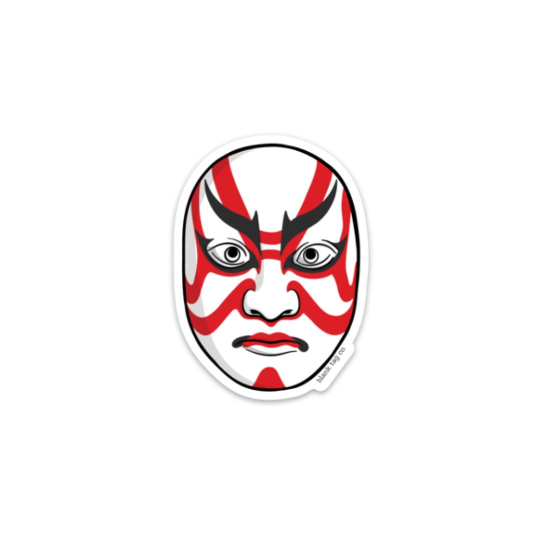 The Kabuki Mask Sticker