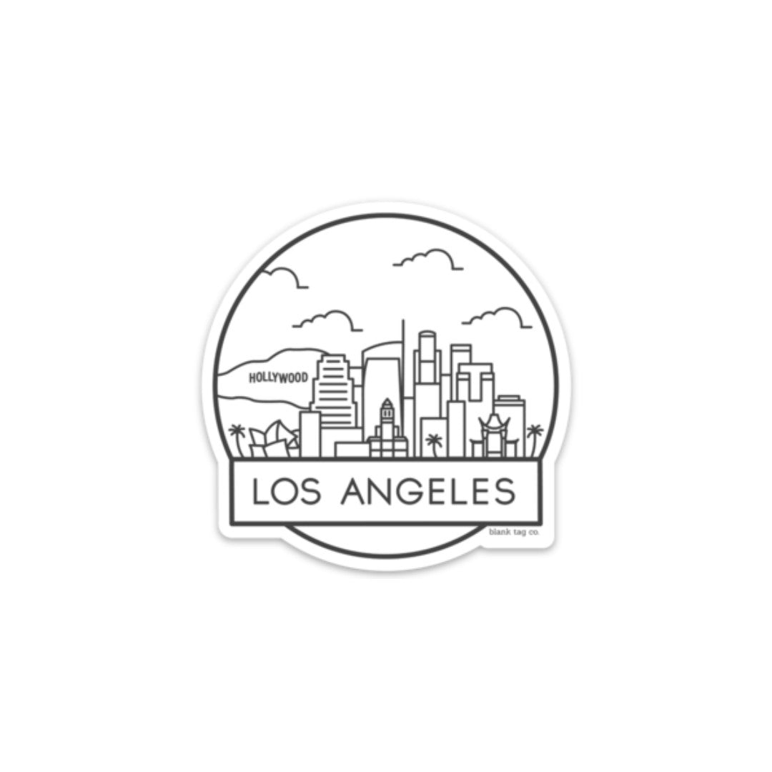 The Los Angeles Cityscape Sticker