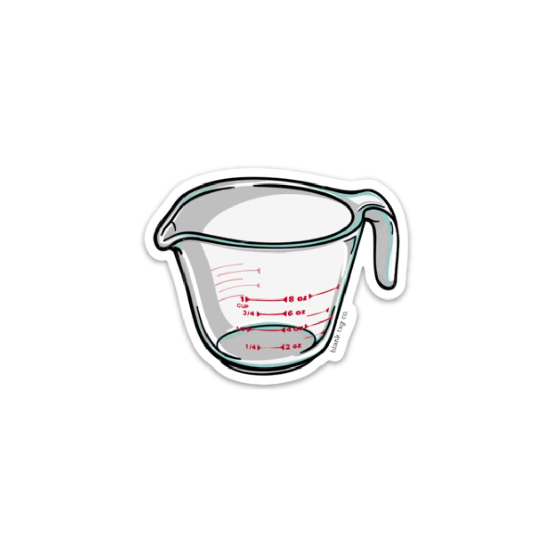 The Measuring Cup Sticker