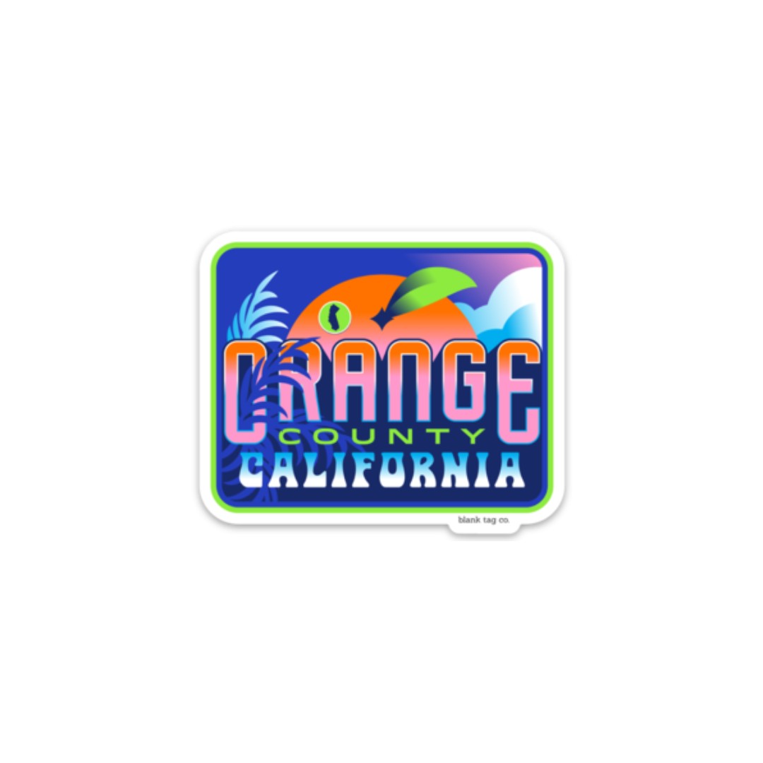 The Orange County Badge Sticker