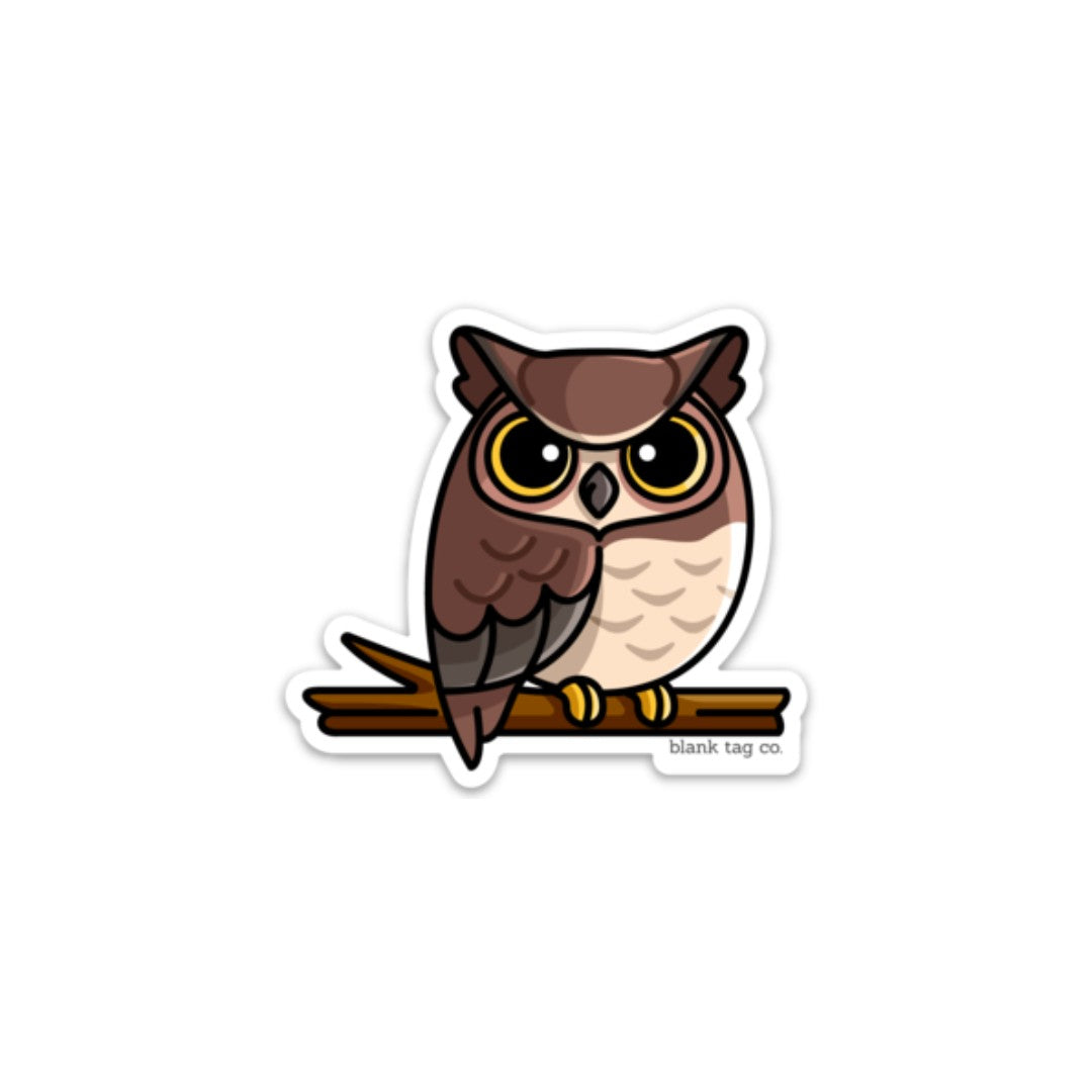 The Owl Sticker