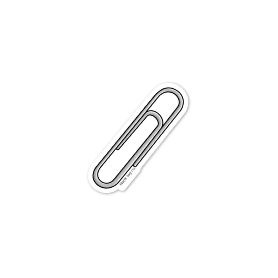 The Paper Clip Sticker