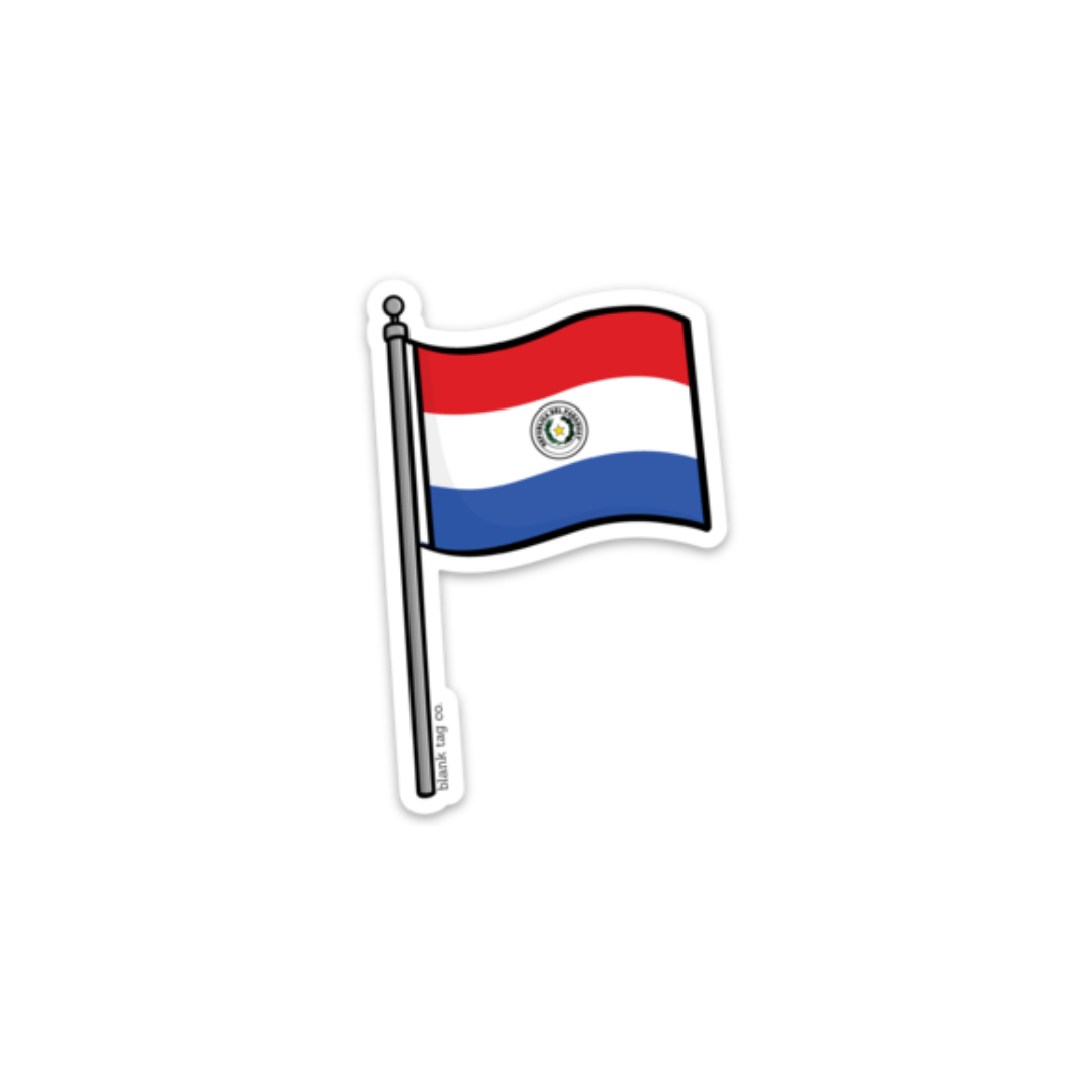 The Paraguay Flag Sticker