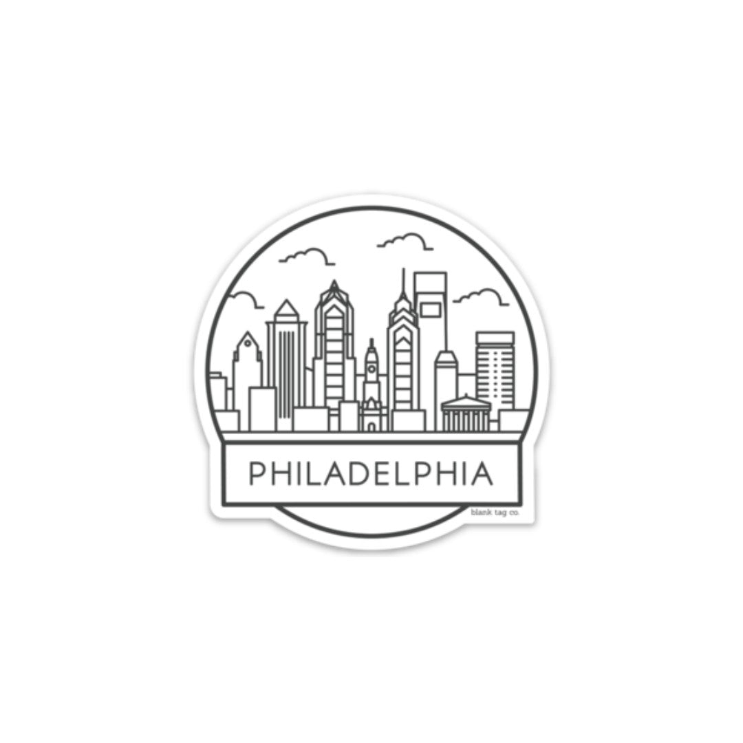 The Philadelphia Cityscape Sticker