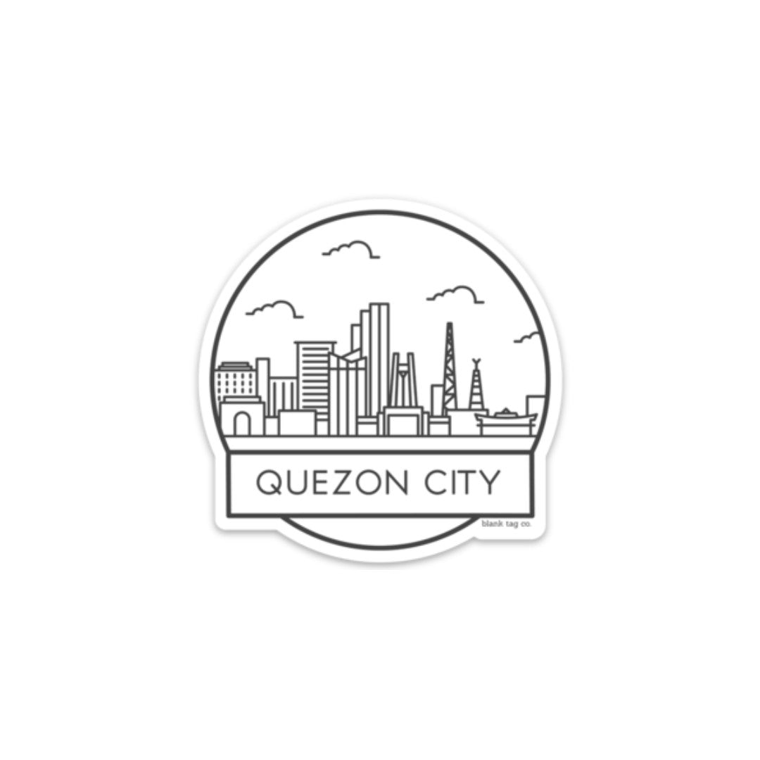 The Quezon City Cityscape Sticker