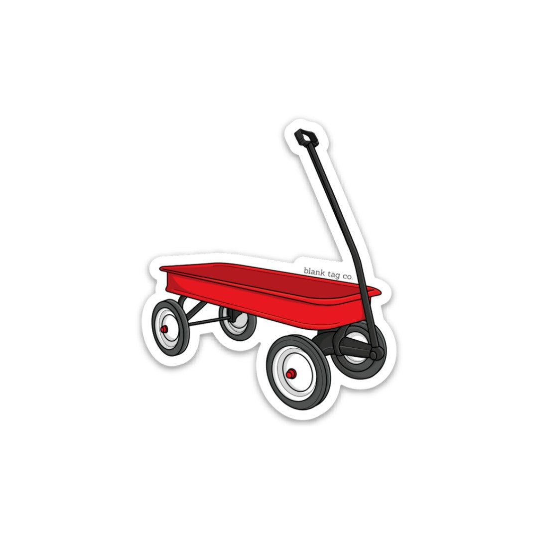 The Red Wagon Sticker