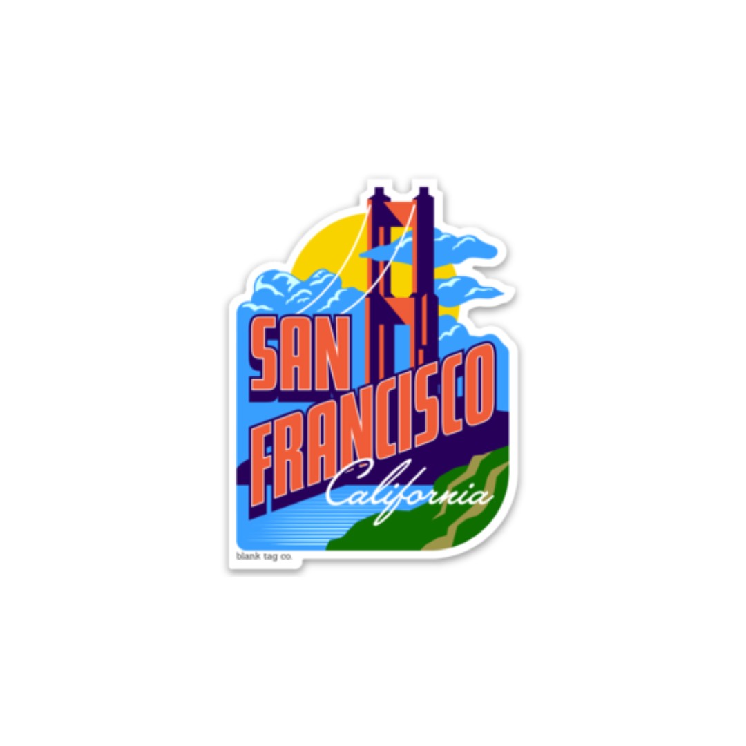 The San Francisco City Badge Sticker