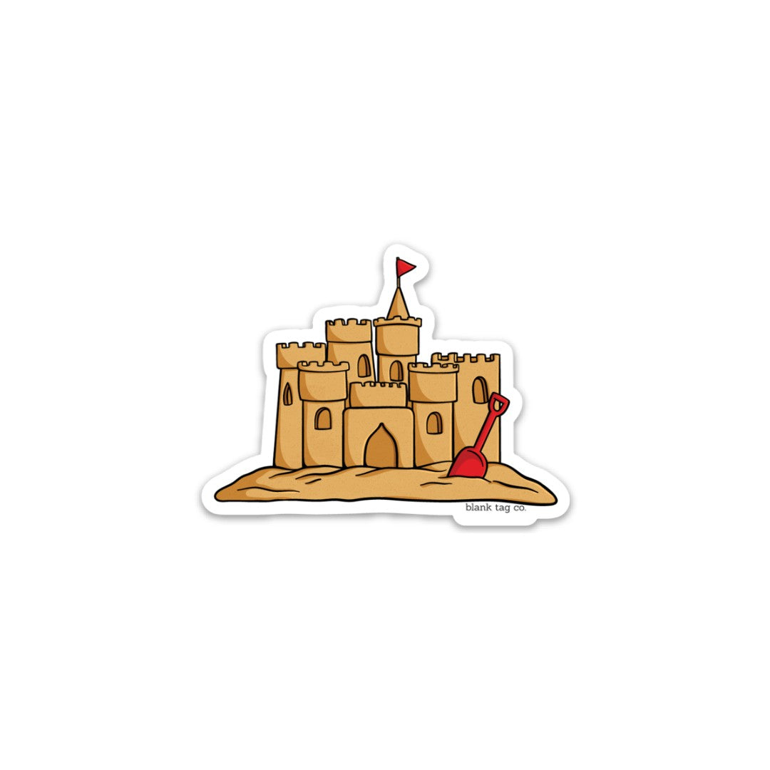 The Sandcastle Sticker