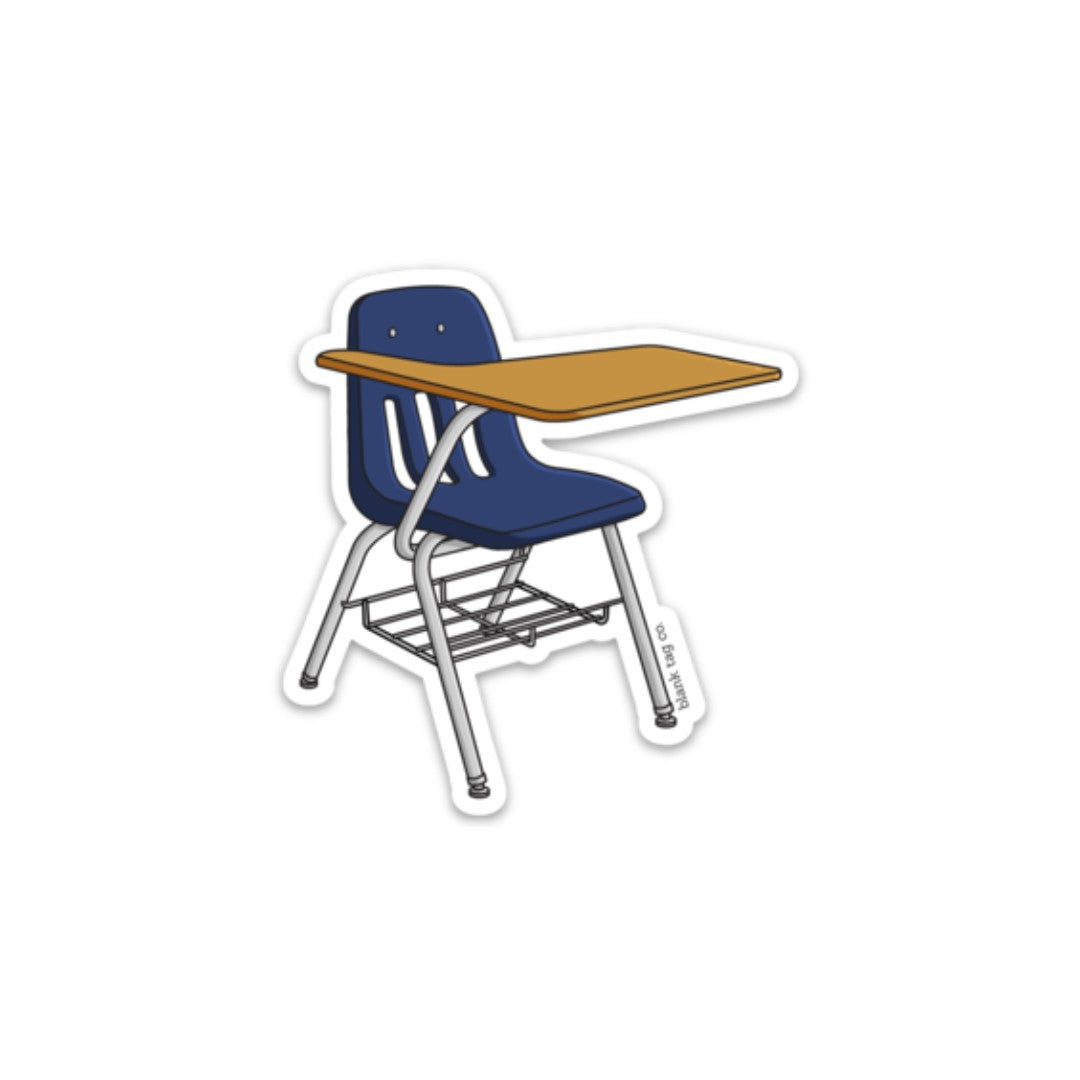 The School Desk Sticker