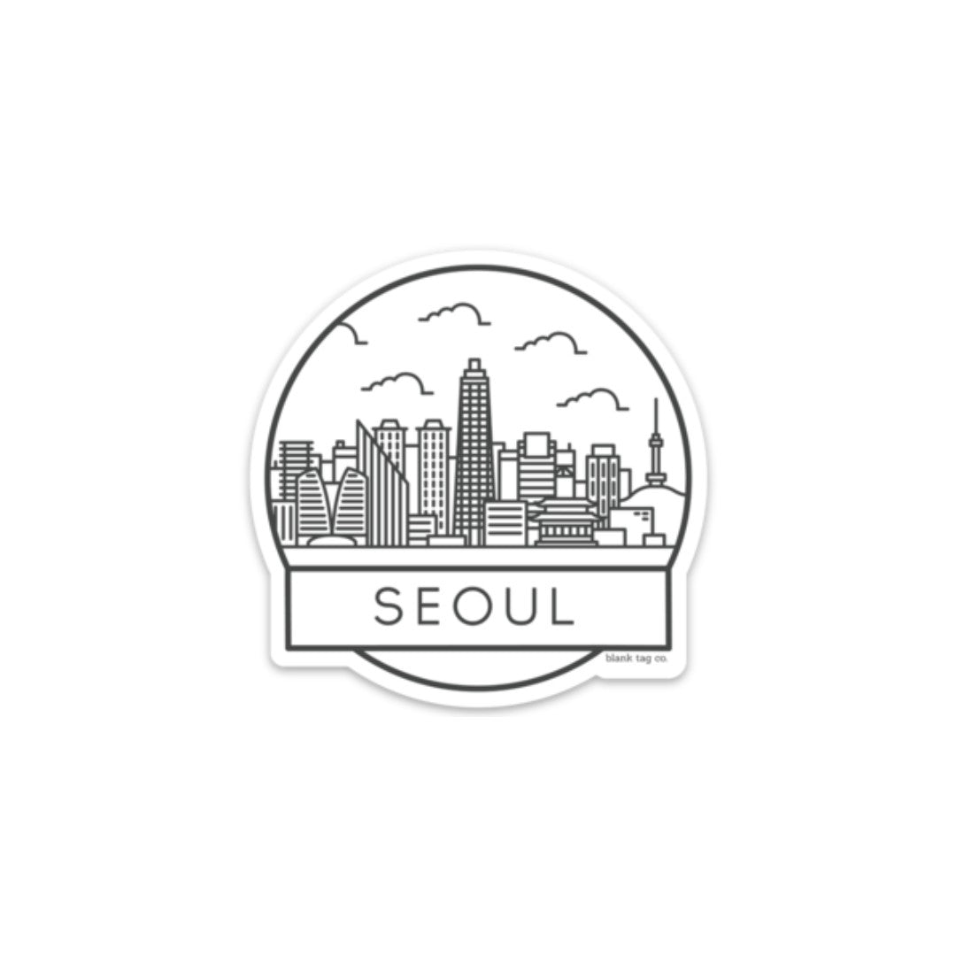 The Seoul Cityscape Sticker