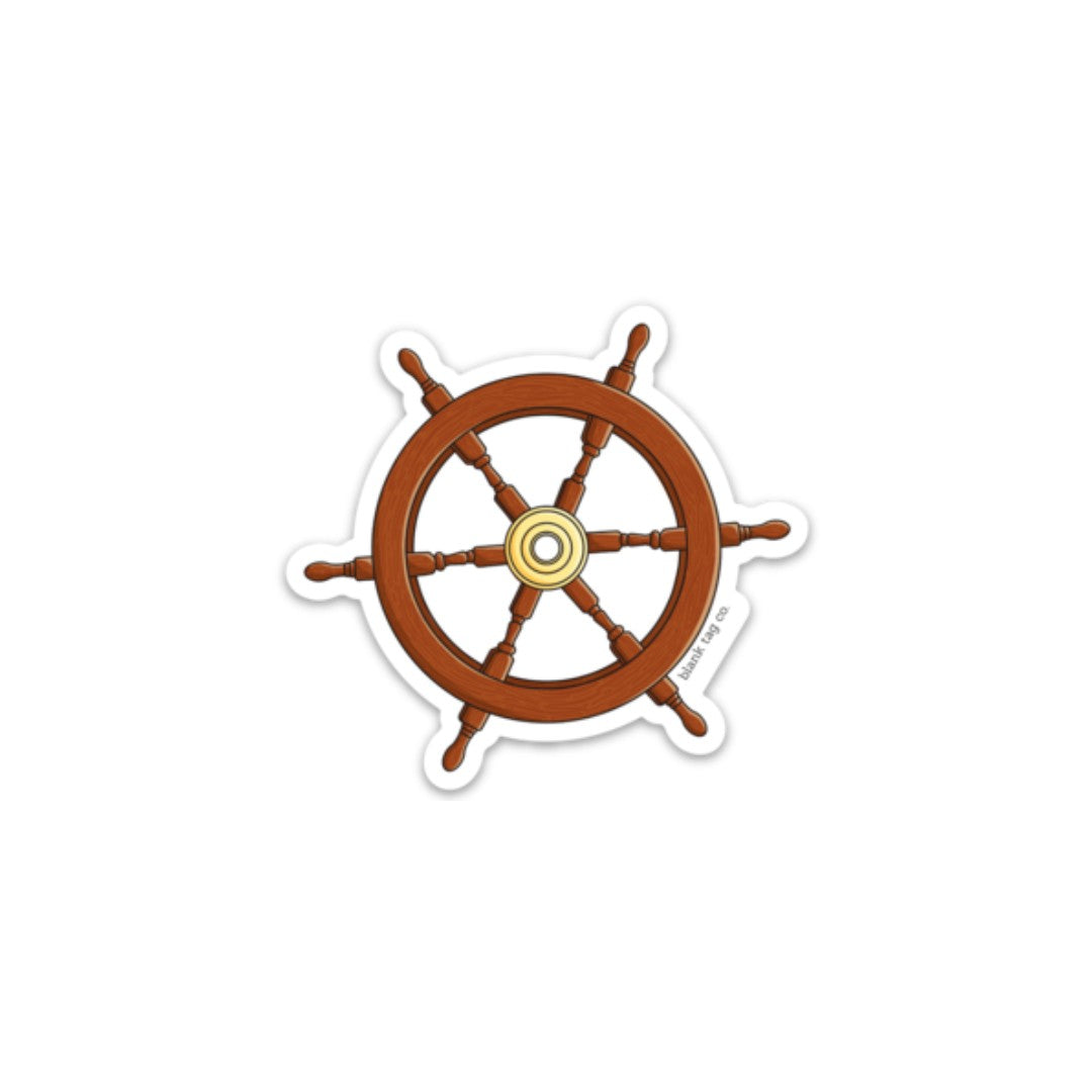 The Ship's Wheel Sticker