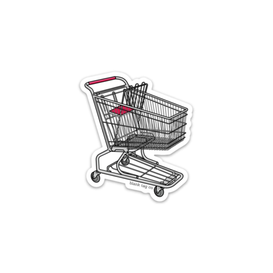 The Shopping Cart Sticker