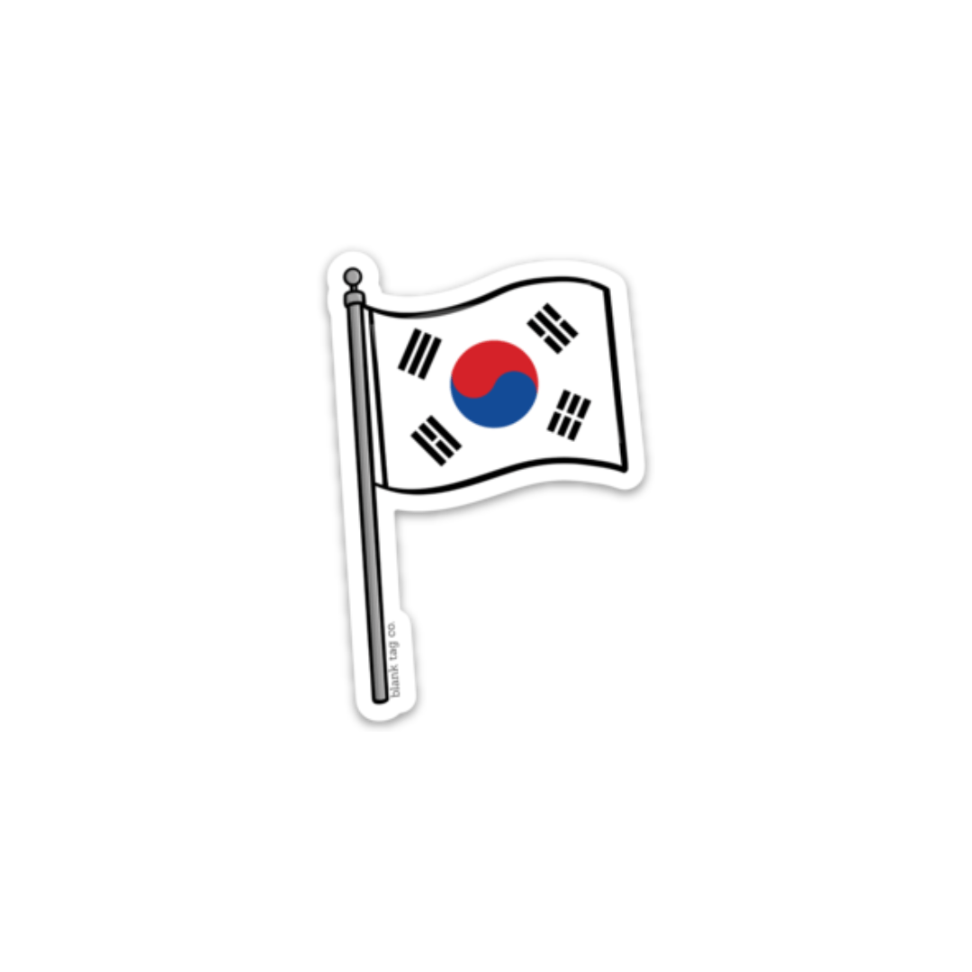 The South Korea Flag Sticker