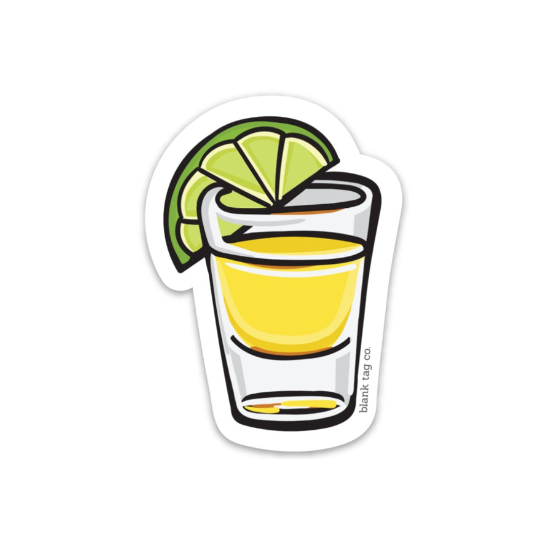The Tequila Shot Sticker