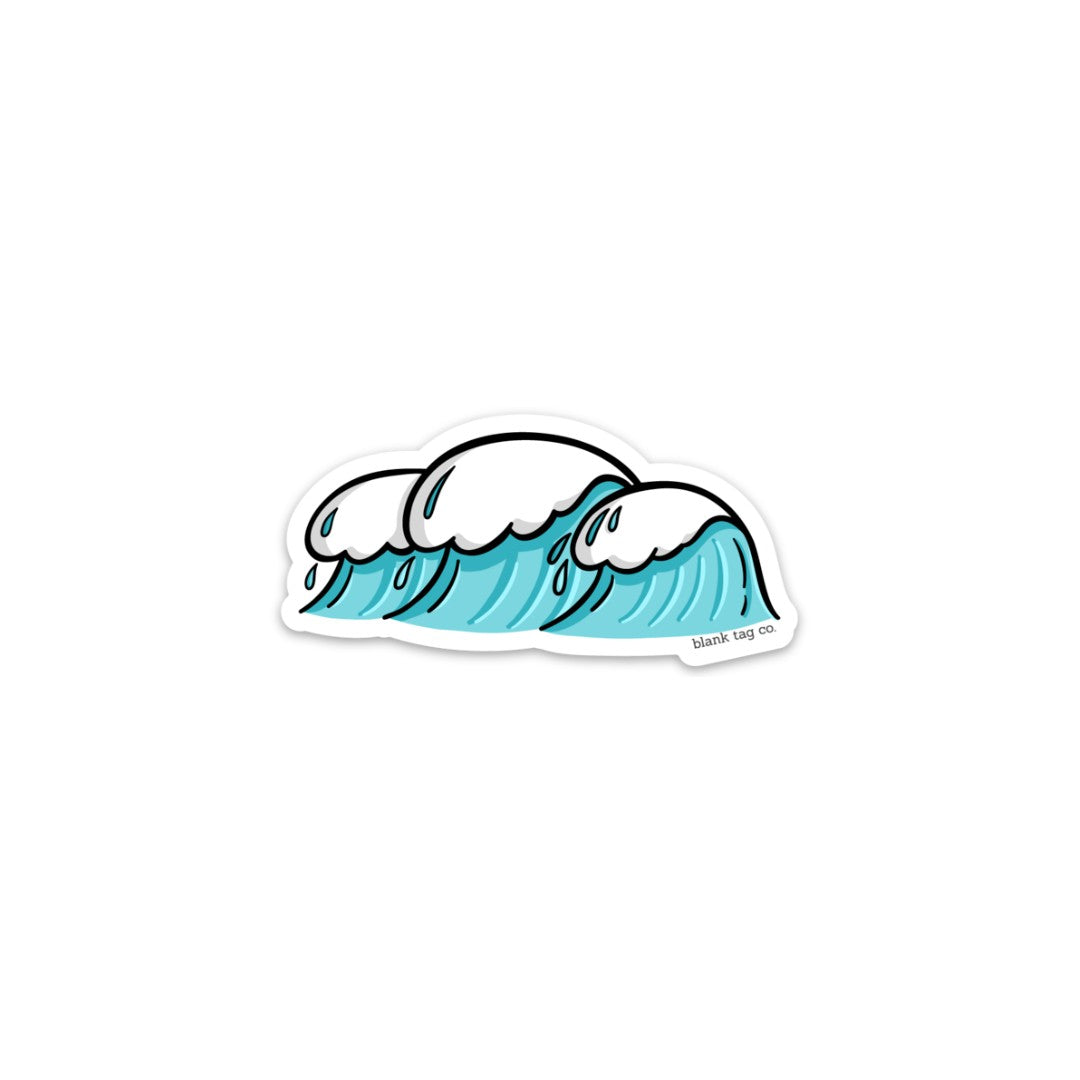 The Waves Sticker